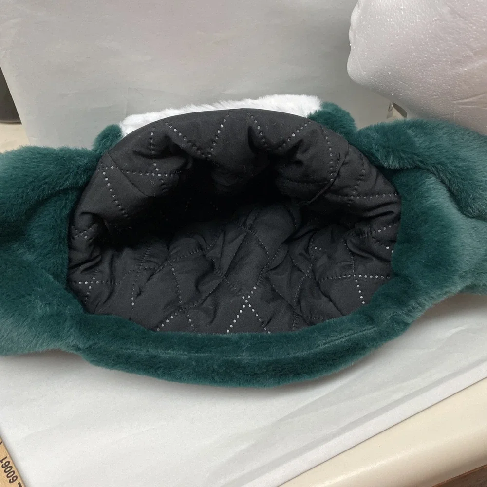 Y2K Japanese Cartoon Anime Snorlax Hat Blue Ushanka Hat Cute Warm Winter Hat